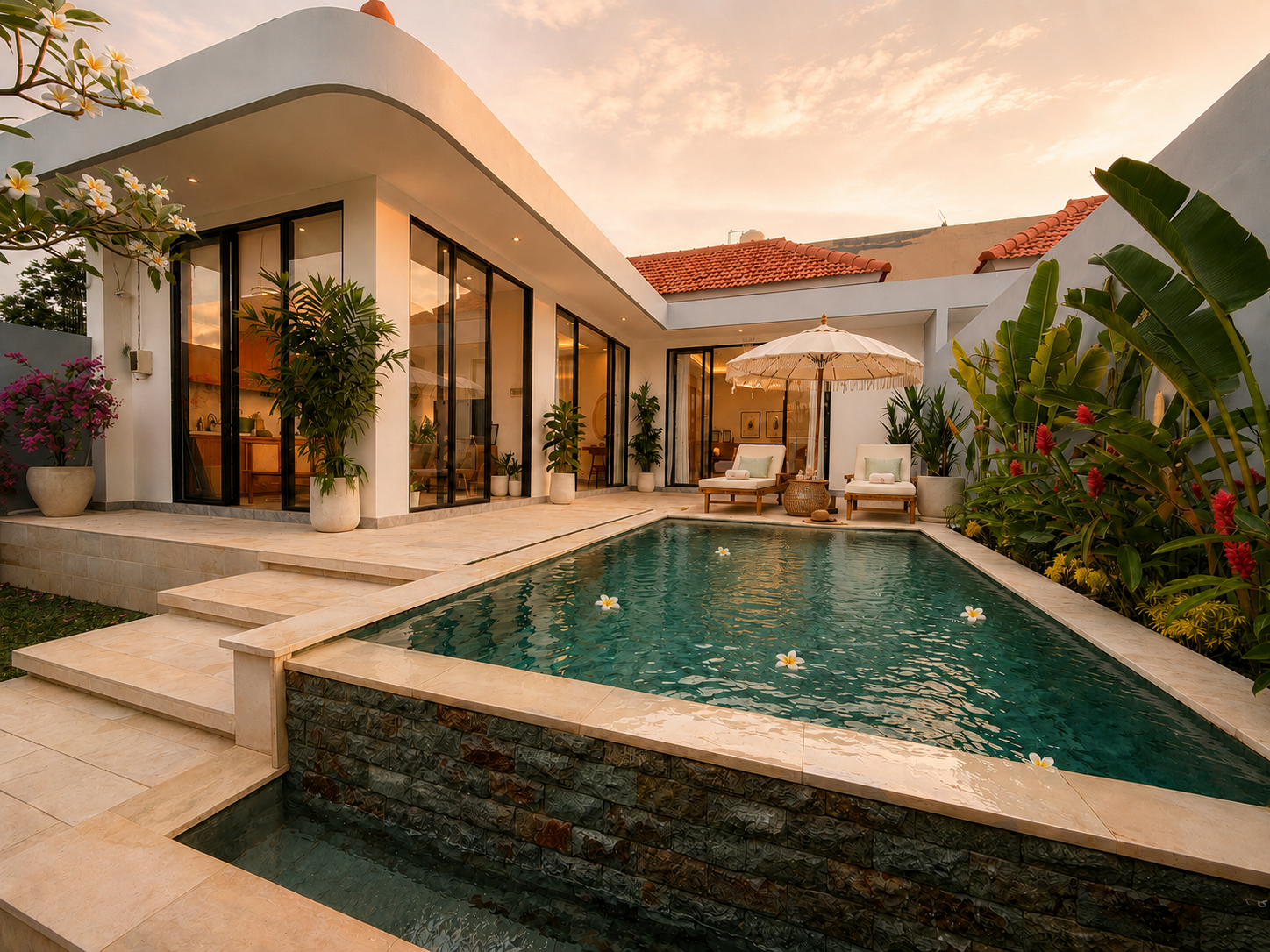 Villa Hibiscus II in Padonan, Canggu, Bali