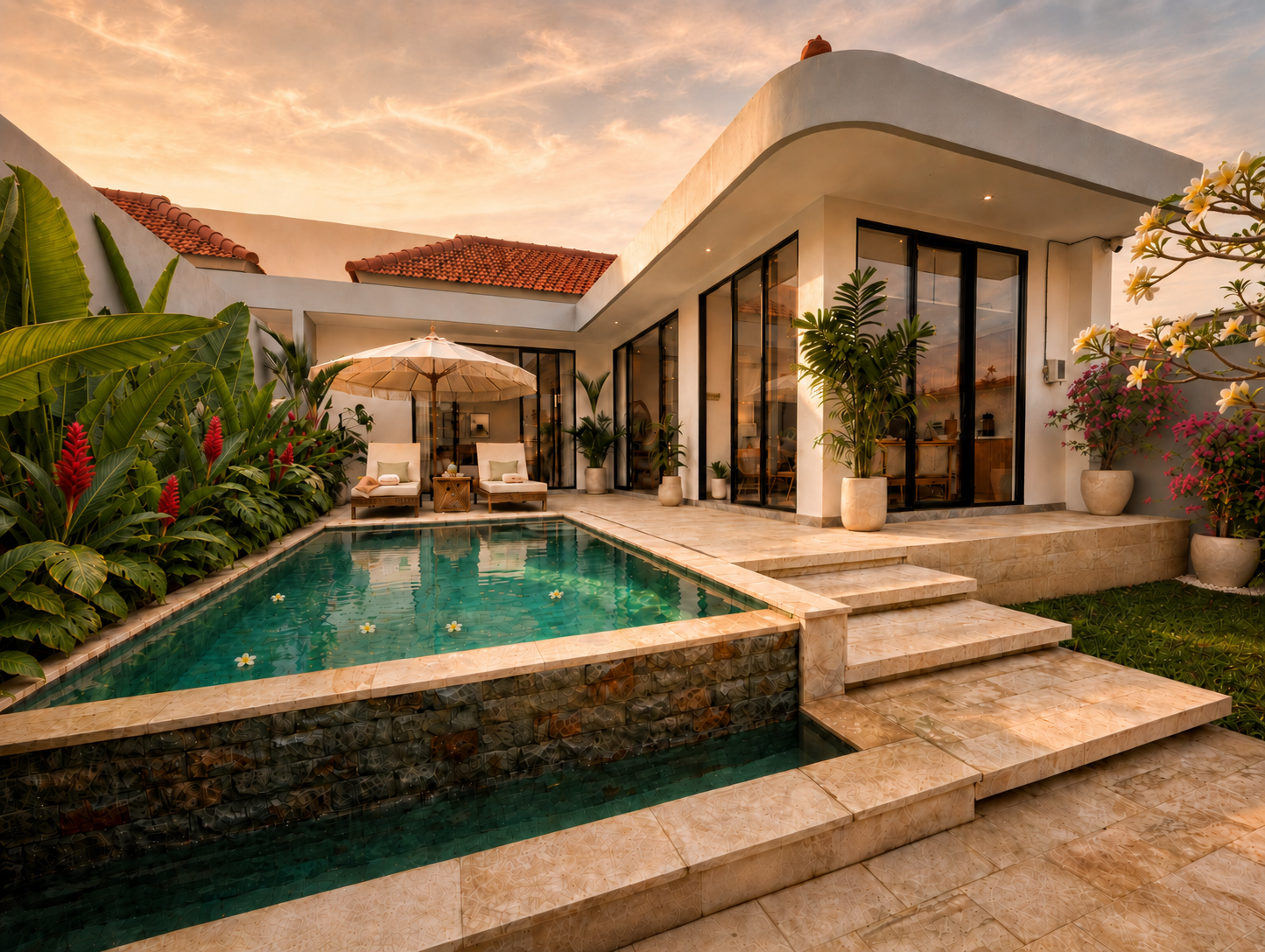Villa Hibiscus I in Padonan, Canggu, Bali